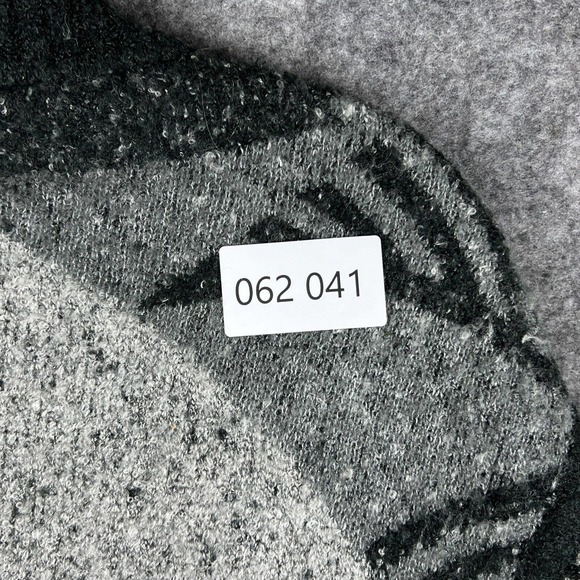 prAna Sweater Womens XS Gray Green Striped Wrap Cardigan Wool Blend CELANDINE - Picture 15 of 15